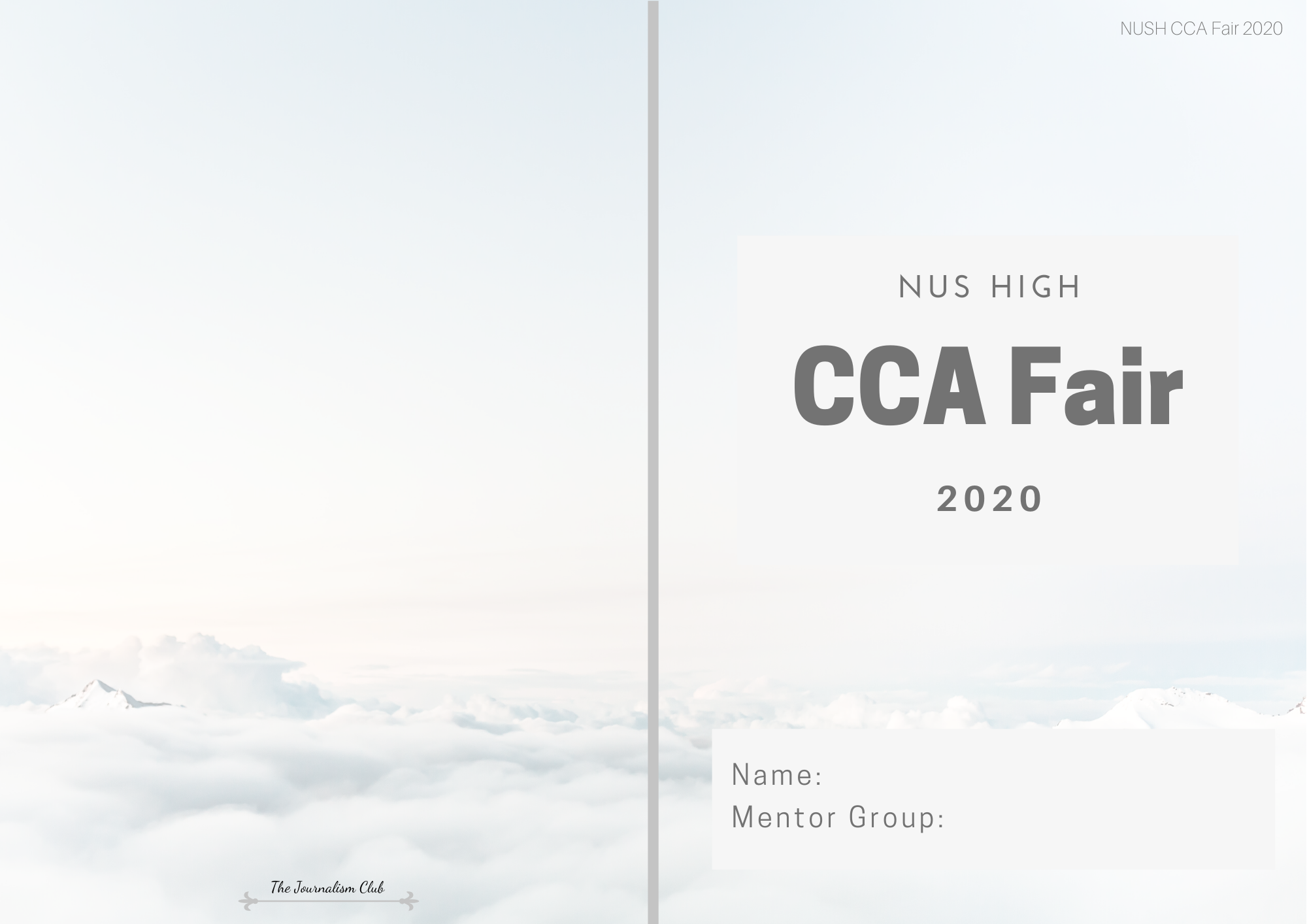 2020 NUS HIGH SCHOOL CCA FAIR